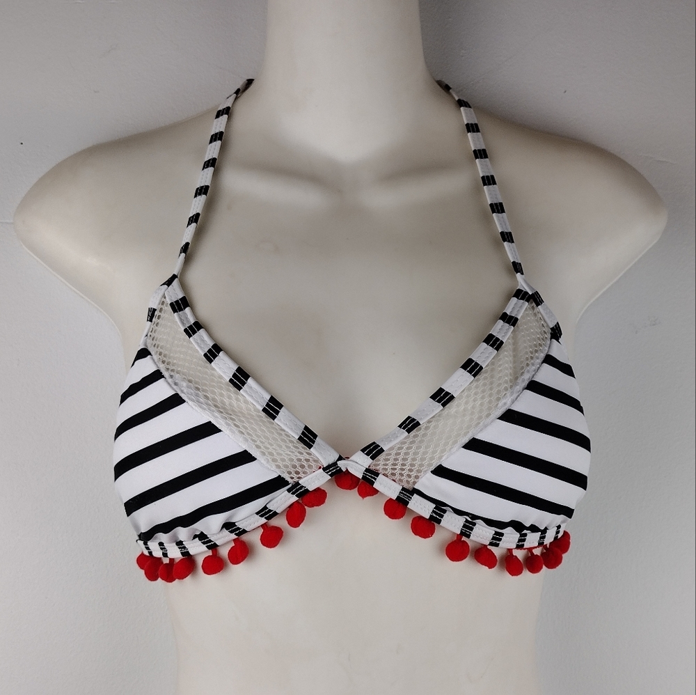 Striped Bikini Top
